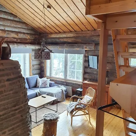 Kelokuura Ruka, Cozy Finnish Log Near The Slopes