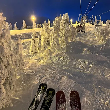 Kelokuura Ruka, Cozy Finnish Log Near The Slopes *