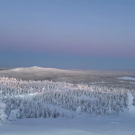 Kelokuura Ruka, Cozy Finnish Log Near The Slopes